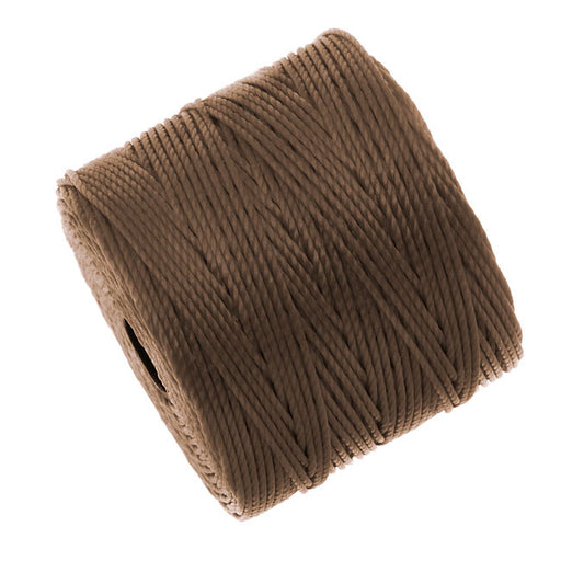 Super-Lon, S-Lon, Cord - Size #18 Twisted Nylon - Medium Brown (77 Yards)