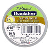 Beadalon Wire Satin Gold 7 Strand .015 Inch / 30Ft