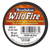 Wildfire Thermal Bonded Beading Thread .006 Inch - Frost / White- 50 Yd