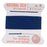 Griffin Silk Beading Cord & Needle Size 6 Dk. Navy Blue