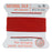 Griffin Silk Beading Cord & Needle Size 6 Red
