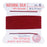 Griffin Silk Beading Cord & Needle Size 6 Garnet Red