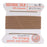 Griffin Silk Beading Cord & Needle Size 6 Beige