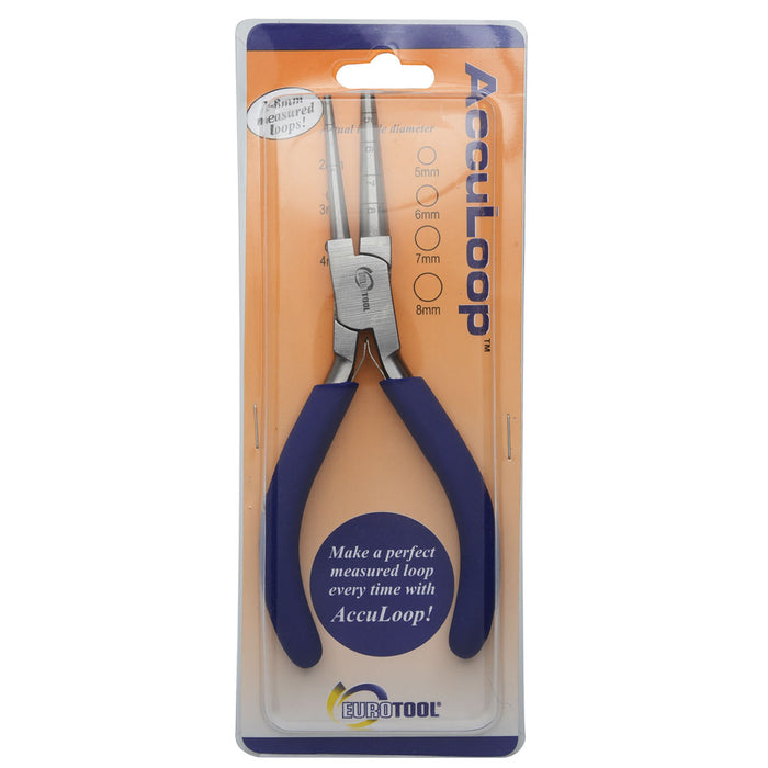 Eurotool AccuLoop Looping Pliers, Makes Measured Loops 2-8mm in Diameter (1 Piece)