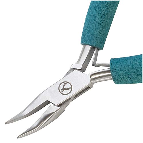 Baby Wubbers Quality Fine Bent Chain Nose Jeweller's Pliers