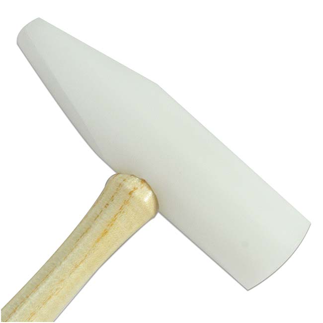 The Beadsmith Nylon Wedge Hammer - For Metal Smithing And Wire Working 1.25 Head