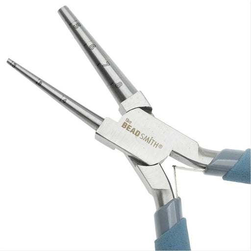 The Beadsmith LoopRite Looping Pliers, Creates 2-8mm Round Loops in Wire (1 Piece)