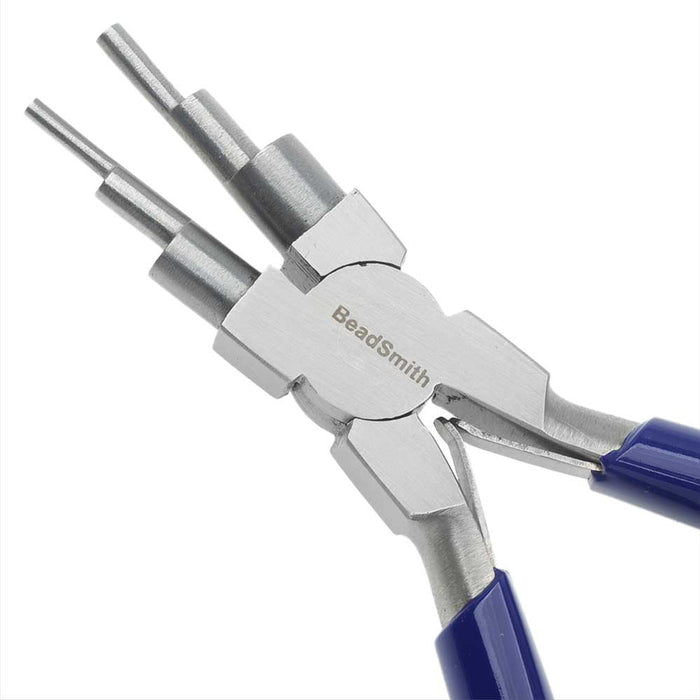 The Beadsmith, 6-Step Bail Making Pliers Makes 2mm to 9mm Loops (1 Piece)