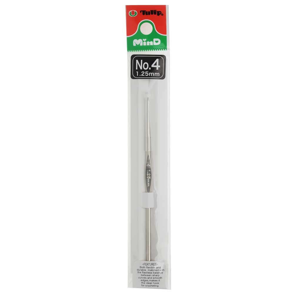 Tulip Steel Crochet Hook, Size #4 (1.25mm), 1 Hook