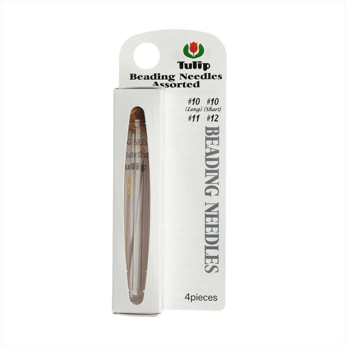 Tulip Beading Needles, Assorted Sizes, Long, Size #10, Short, Size #10, Size #11 & #12, 4 Needle Set