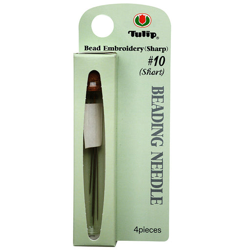 Tulip Beading Needles Size 10, Short, 37x0.46mm