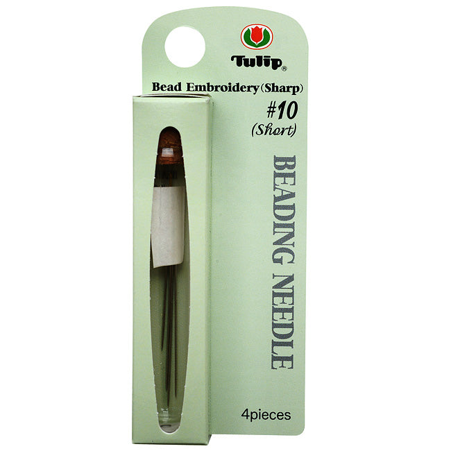 Tulip Beading Needles Size 10, Short, 37x0.46mm