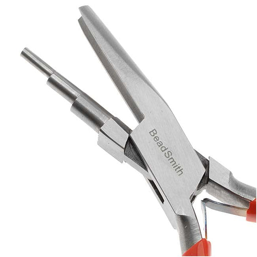 The Beadsmith 3-Step Wire Looping Pliers - Concave And Round Nose!