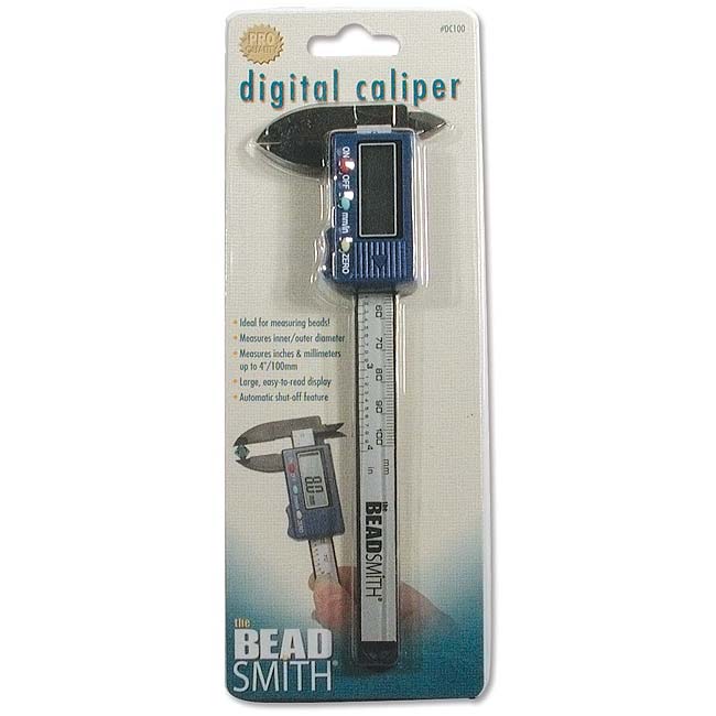 The Beadsmith Digital Caliper - Measures Inner/Outer Diameters In Inches/Millimeters