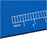 Eurotool Padded Work Mat 20x15 Inches, Blue